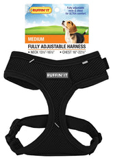 Ruffin'It 41463 Fully Adjustable Harness, 13-1/2 to 16-1/2 in x 16 to 22-1/2, Mesh Fabric, Assorted